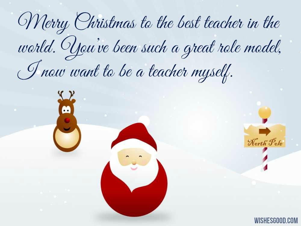 Christmas Wishes For Teachers | We Wish You A Merry Xmas!