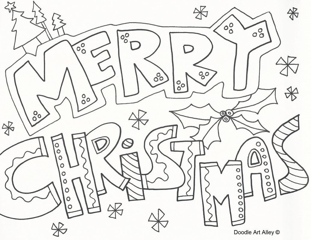 Full Size Christmas Coloring Pages At Getcolorings.Com