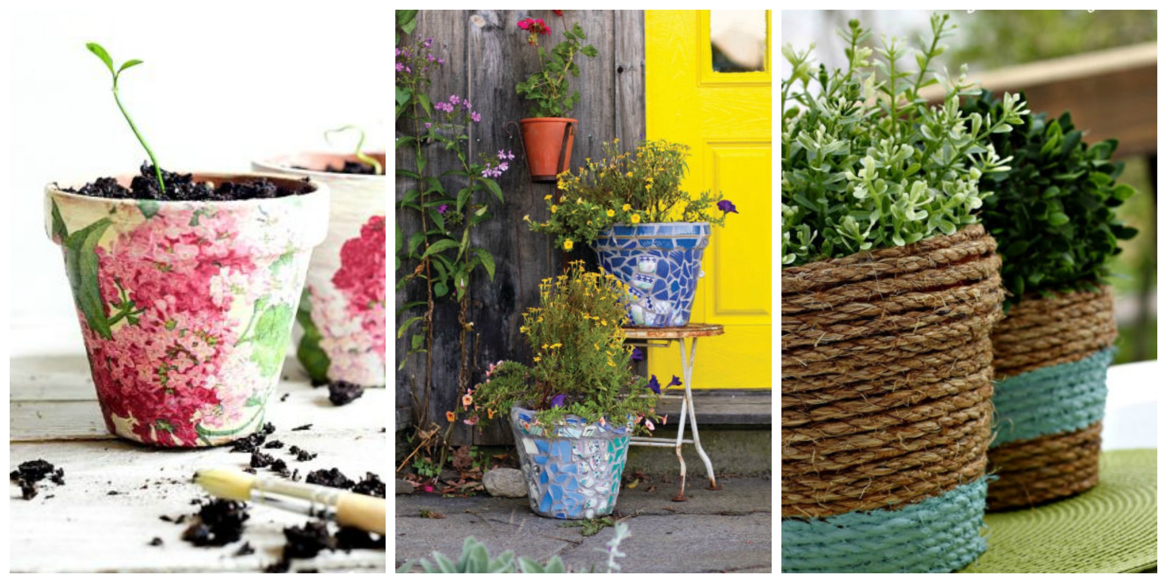 Fun Ways To Decorate Your Flower Pots