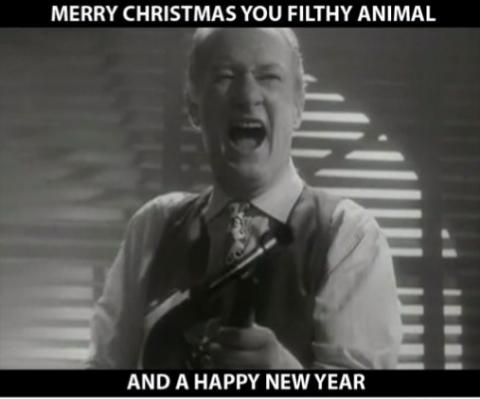 Happy Merry Christmas You Filthy Animal Images