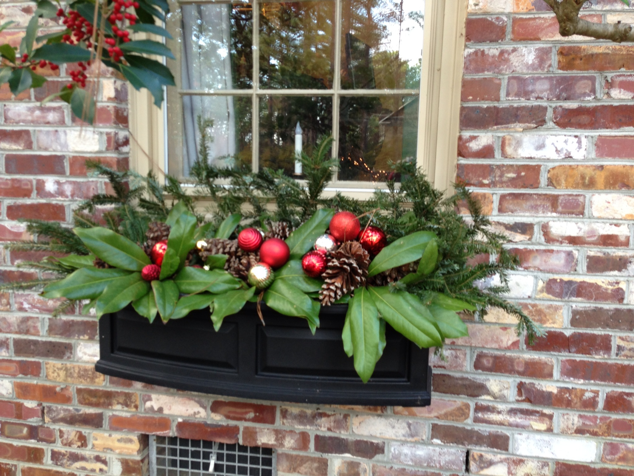 How To Decorate Planters For Christmas