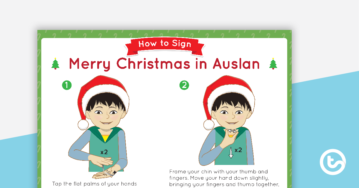 How To Sign Merry Christmas In Auslan