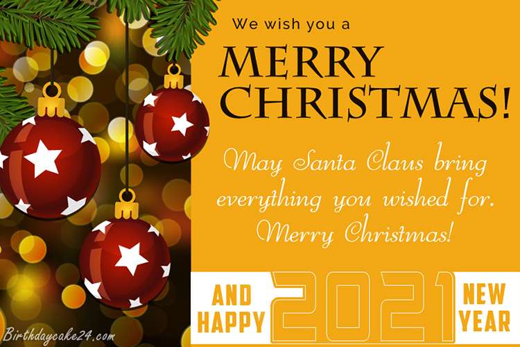 Merry Christmas 2020 And Happy New Year 2021 Status
