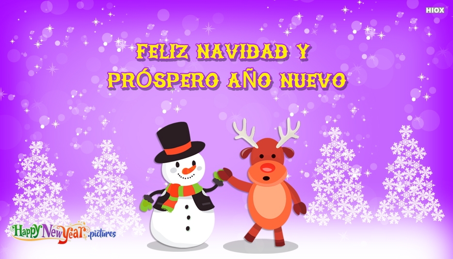 Merry Christmas And Happy New Year In Spanish | English To