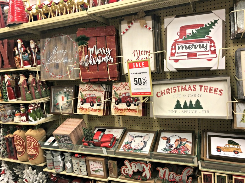 Merry Christmas Holly Wood Decor | Hobby Lobby |