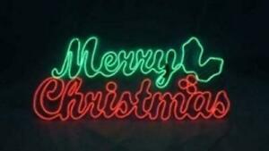 Merry Christmas Led Lighted Sign