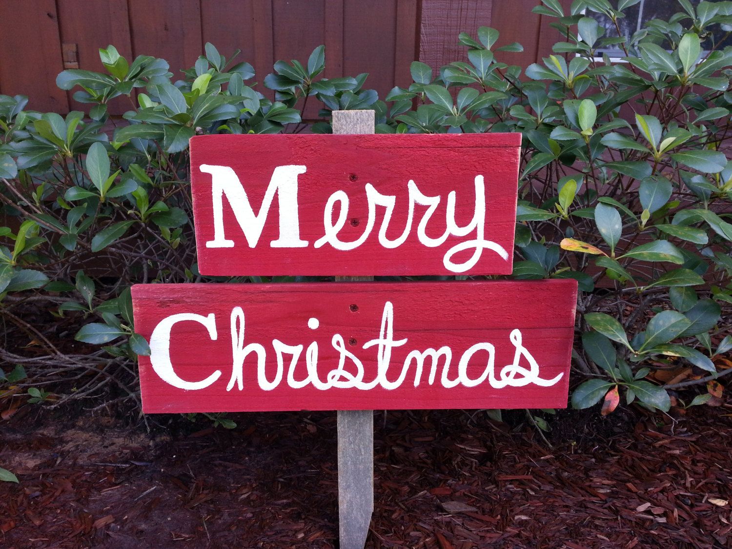 Merry Christmas Sign Outdoor | Etsy