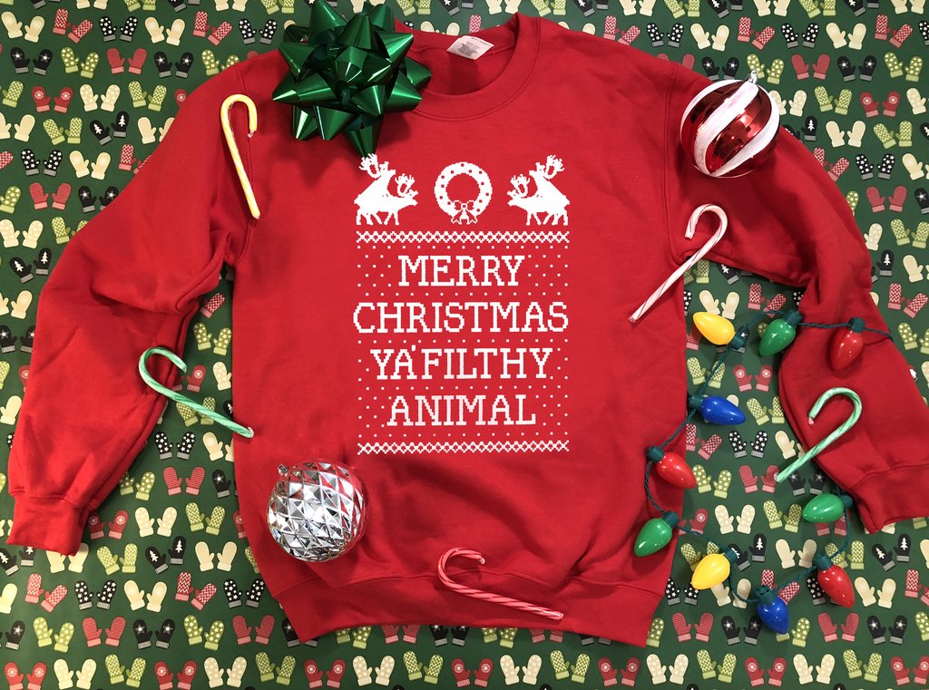 Merry Christmas Ya Filthy Animal | Etsy Canada