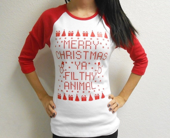 Merry Christmas Ya Filthy Animal Family Pajamas