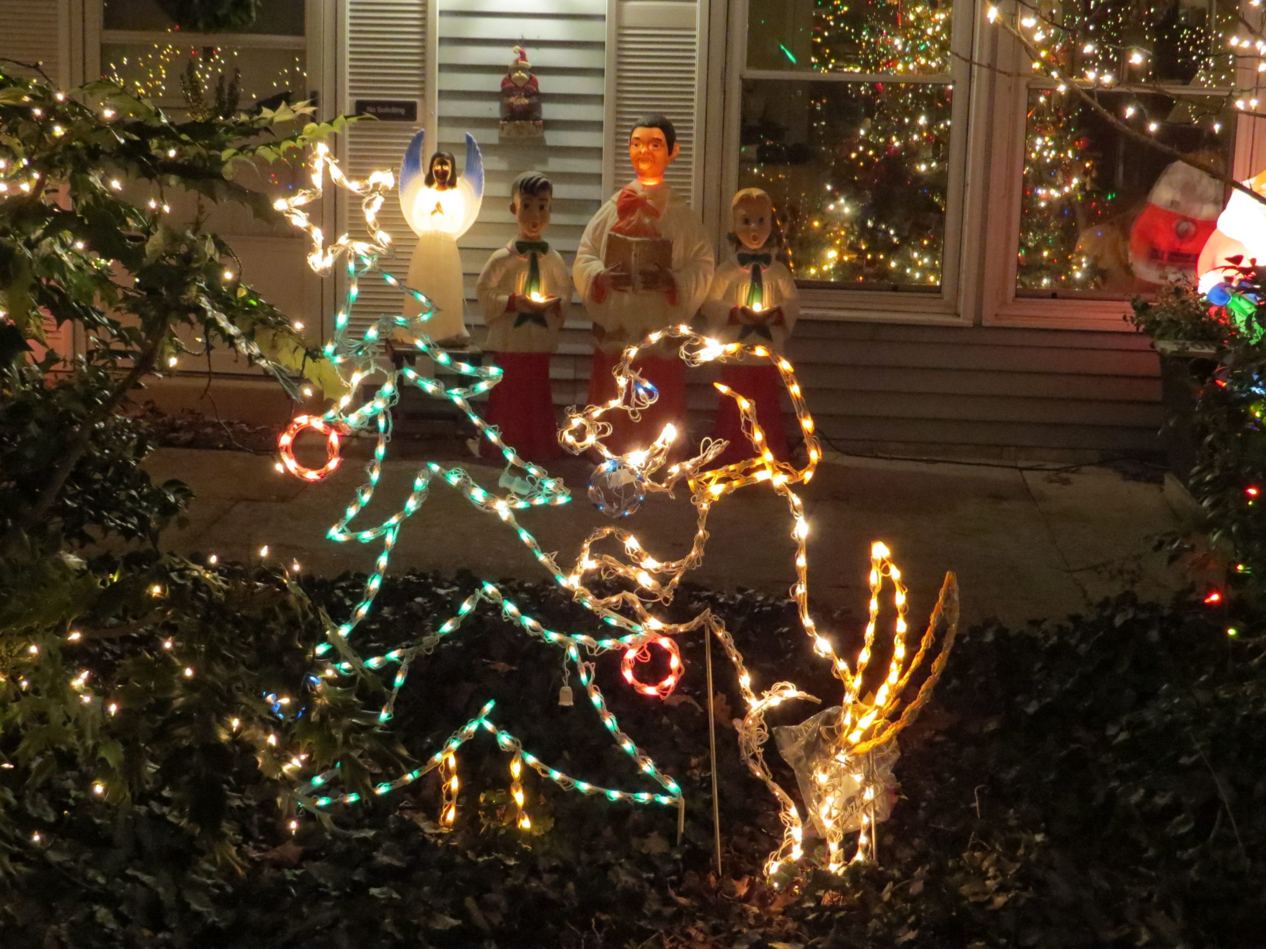 Outdoor Lighted Christmas Decorations | Hayneedle